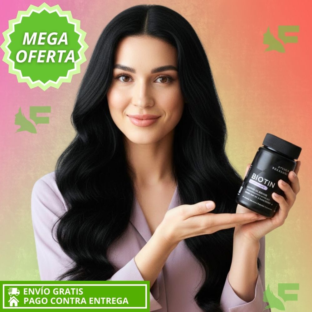 Biotin Extra Strength 10,000 mcg – Biotina de alta potencia para cabello, piel y uñas