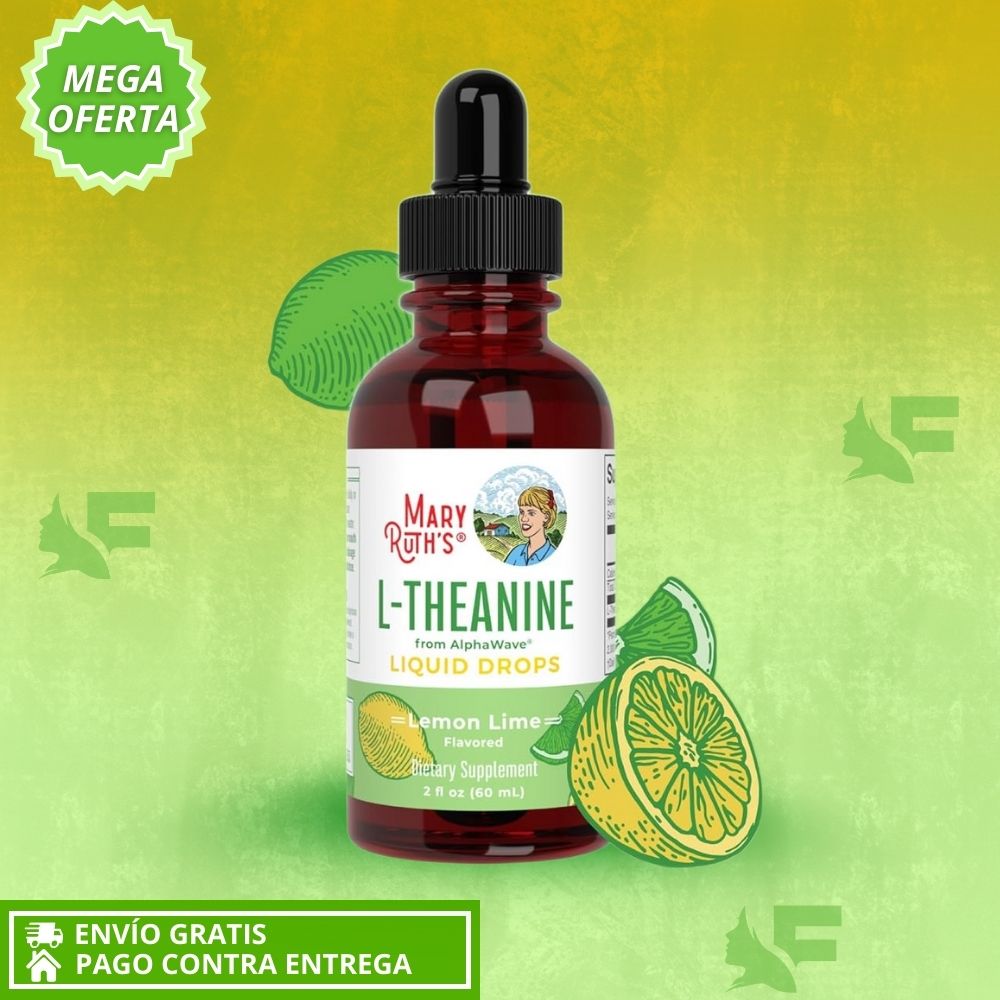 MaryRuth’s L-Theanine. Suplemento esencial para la mente, el descanso y el bienestar diario.