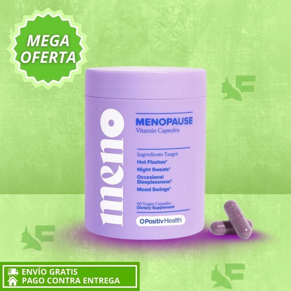 Meno. Bienestar femenino sin hormonas: menos calor, más equilibrio y noches verdaderamente reparadoras.