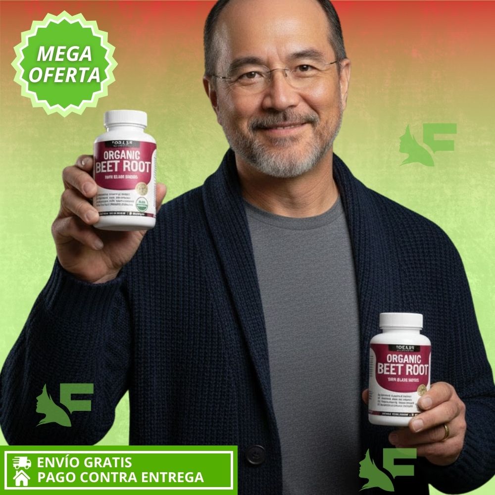 ORGANIC BEET ROOT. Suplemento Para Tu Circulación y Energía