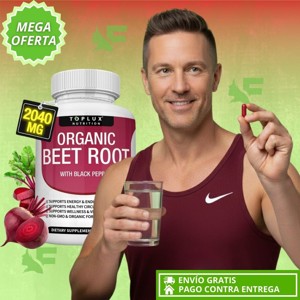 ORGANIC BEET ROOT. Suplemento Para Tu Circulación y Energía