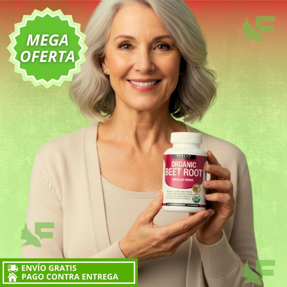 ORGANIC BEET ROOT. Suplemento Para Tu Circulación y Energía