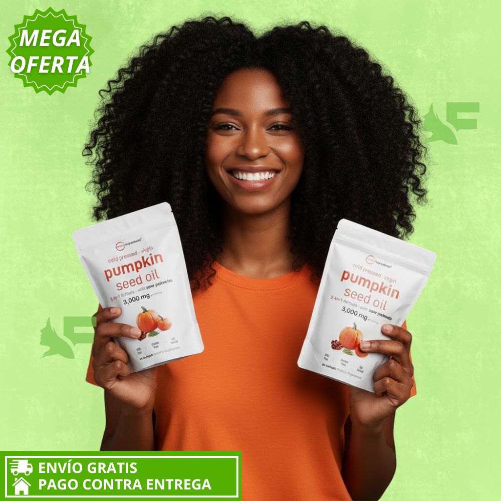 Pumpkin Seed Oil - 2 en 1. Recupera y Fortalece tu Cabello