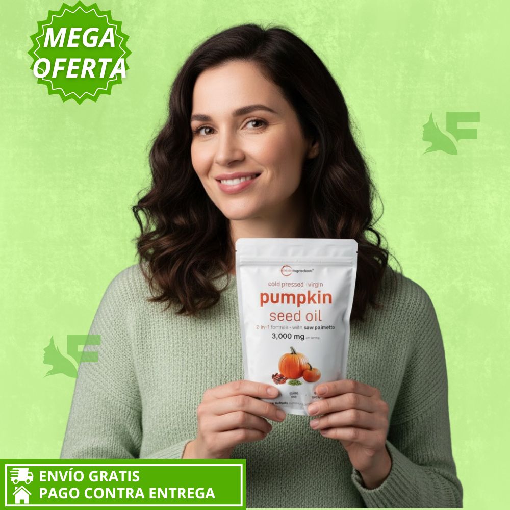 Pumpkin Seed Oil - 2 en 1. Recupera y Fortalece tu Cabello