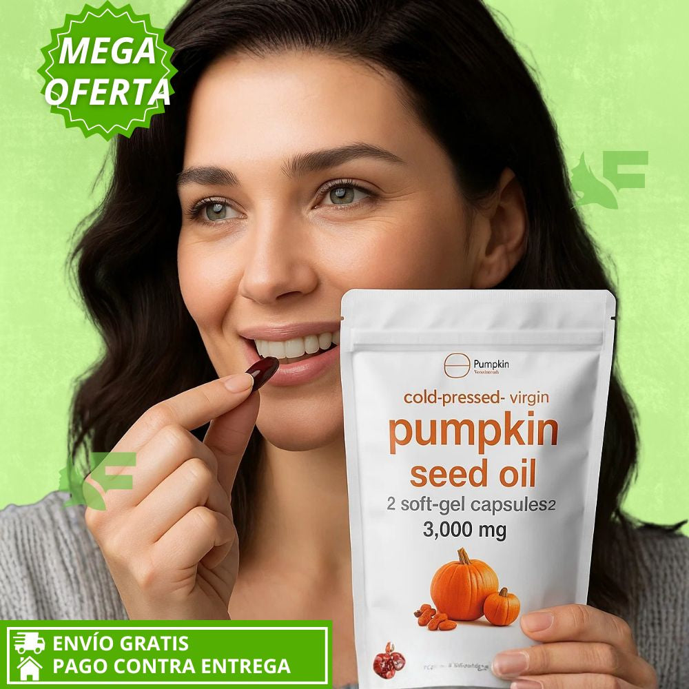 Pumpkin Seed Oil - 2 en 1. Recupera y Fortalece tu Cabello