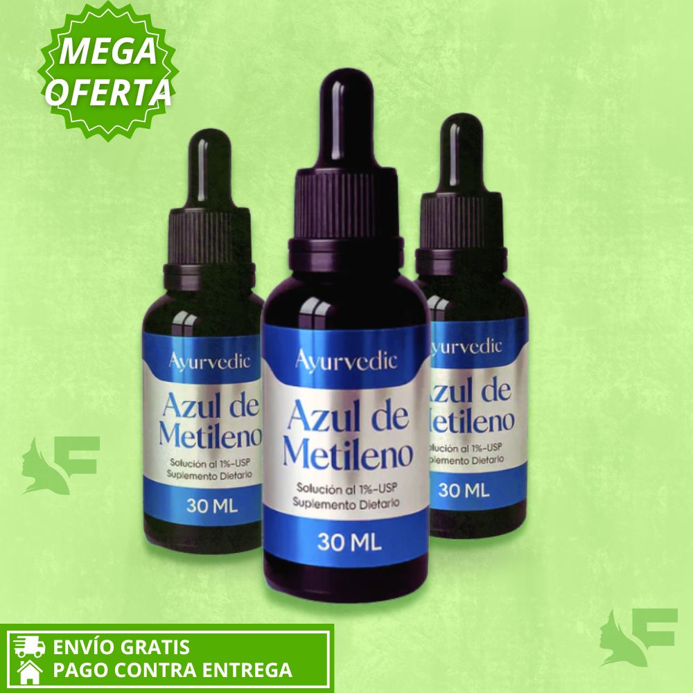 Azul De Metileno. Suplemento Certificado Para tu mente y energía