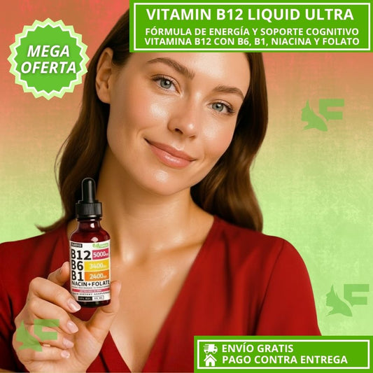 Vitamin B12 Liquid Ultra – Fórmula de Energía y Soporte Cognitivo