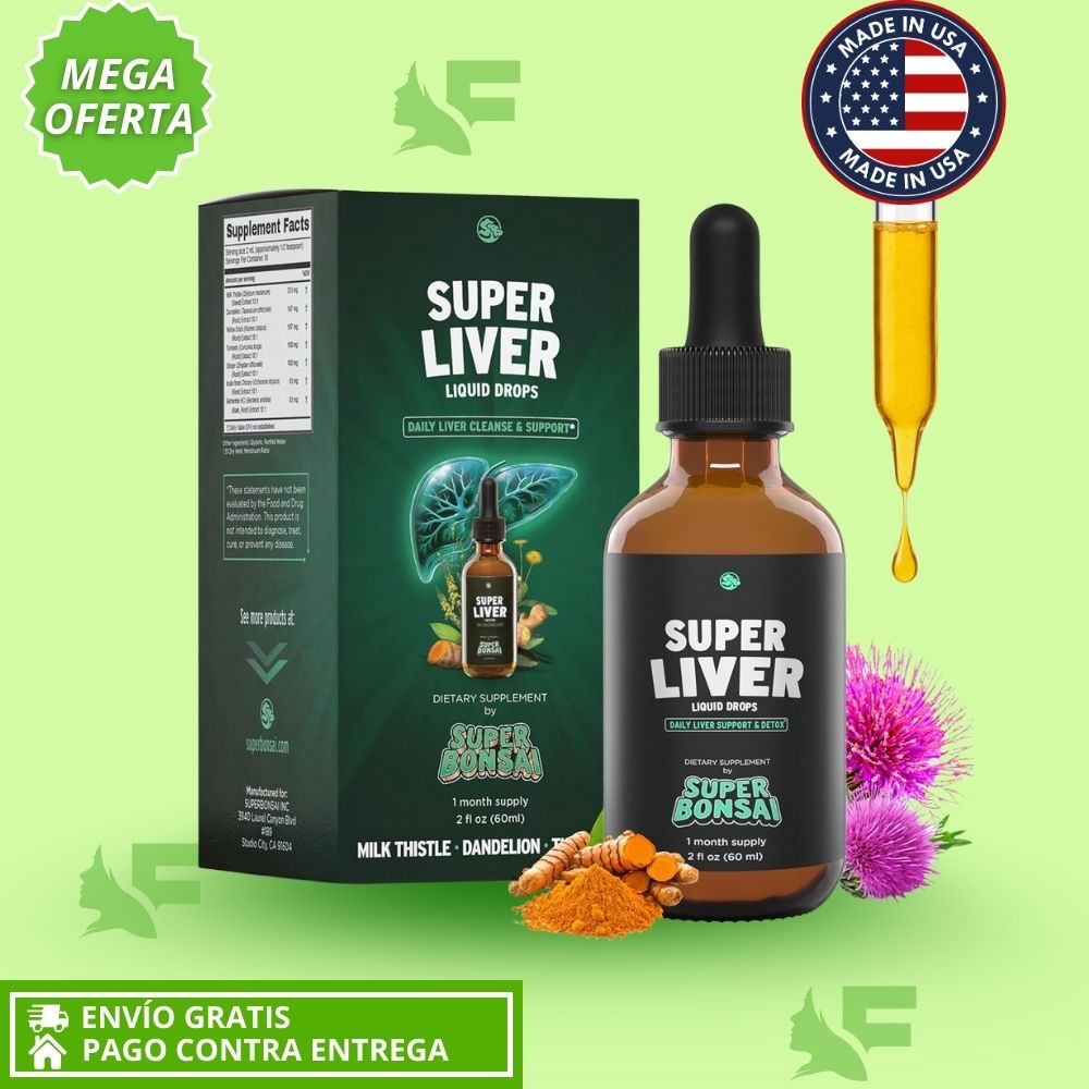 Super Liver. Apoyo avanzado para limpiar, proteger y fortalecer tu hígado de forma natural.