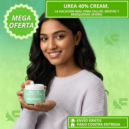 UREA 40% CREAM. La solución real para callos, grietas y resequedad severa.