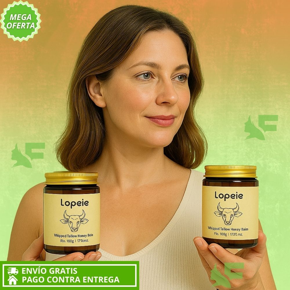 Lopeie: Sebo, miel y magia: nutrición profunda, alivio inmediato, piel renovada.