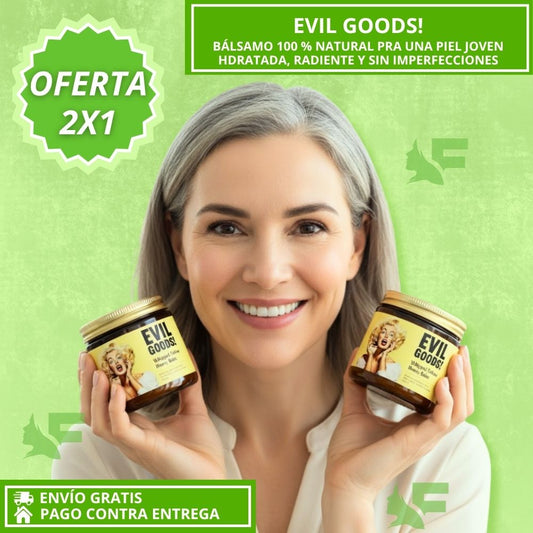 MEGA OFERTA 2X1: EVIL GOODS. Bálsamo reparador e hidratante Intensivo