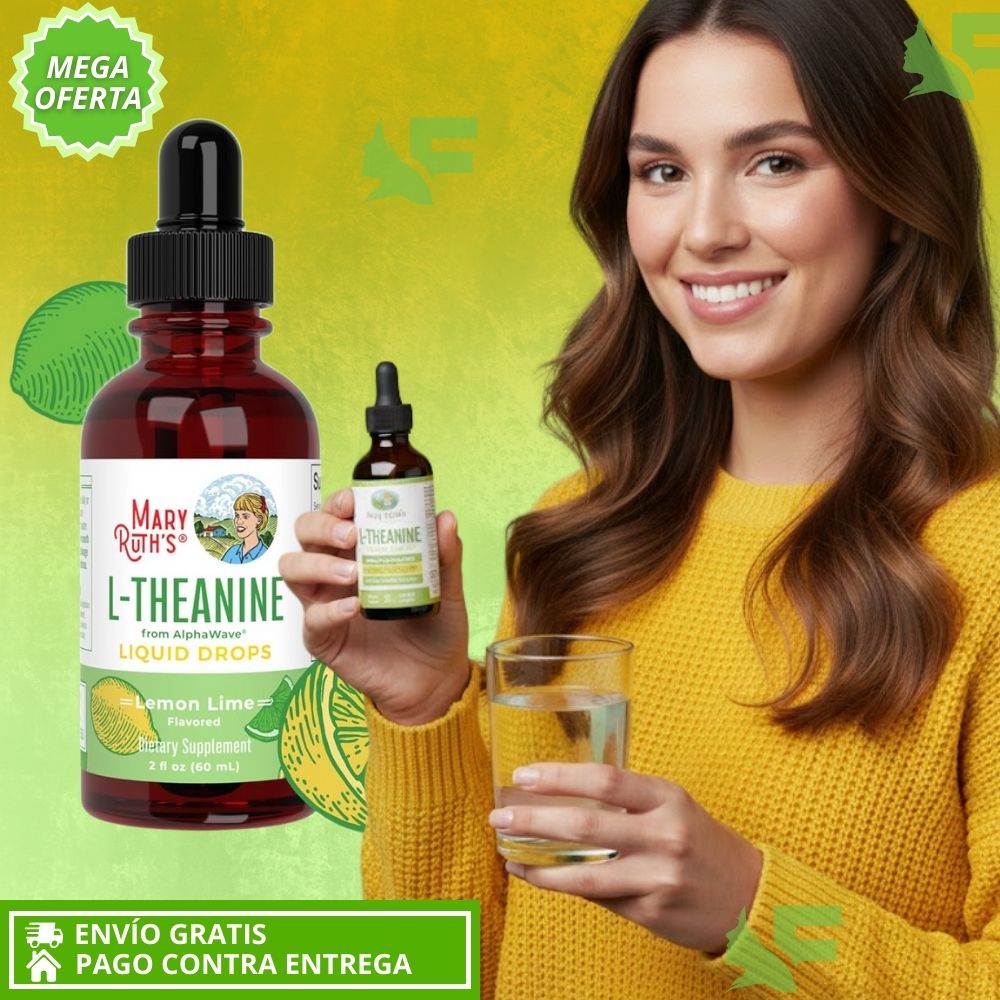 MaryRuth’s L-Theanine. Suplemento esencial para la mente, el descanso y el bienestar diario.