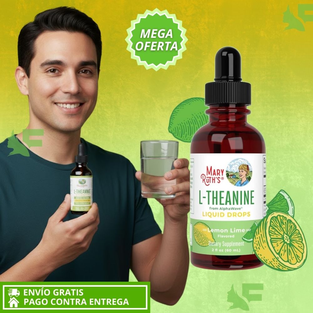 MaryRuth’s L-Theanine. Suplemento esencial para la mente, el descanso y el bienestar diario.