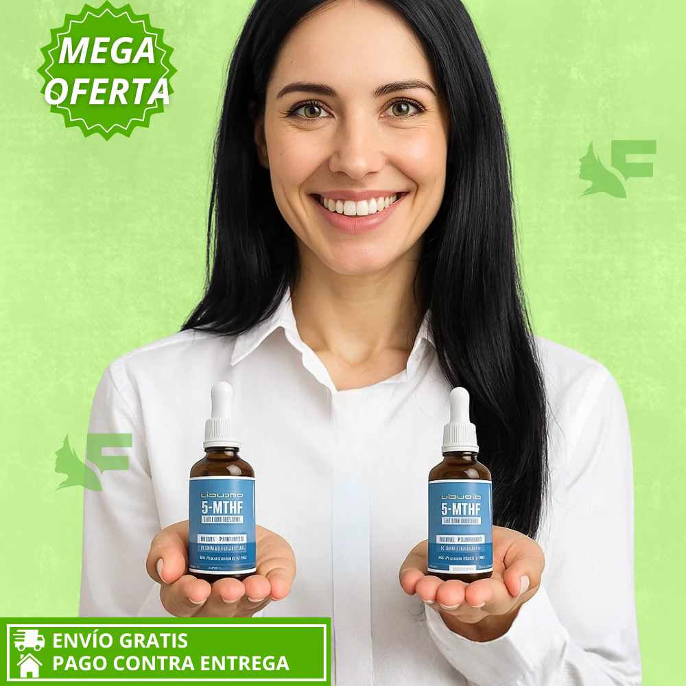 Metilfolato 5-MTHF con vitamina B12 Claridad y energía mental estable