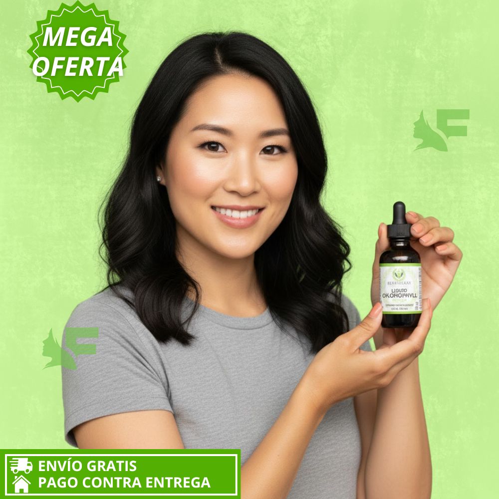 Clorofila Líquida Benevolent. Tu detox diario para un abdomen plano y una digestión ligera